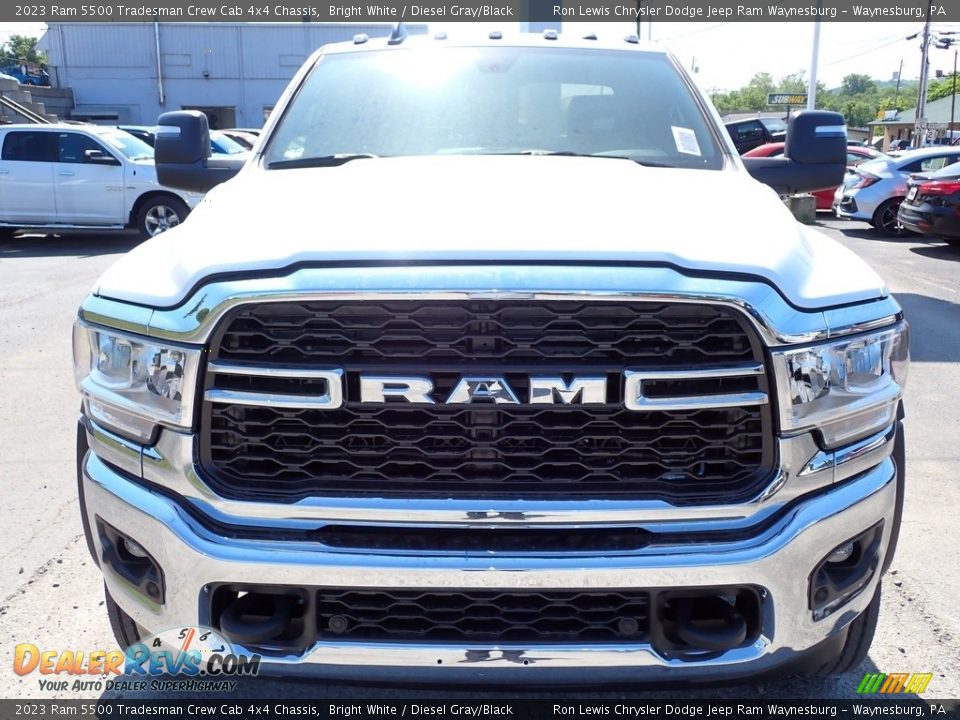 2023 Ram 5500 Tradesman Crew Cab 4x4 Chassis Bright White / Diesel Gray/Black Photo #8