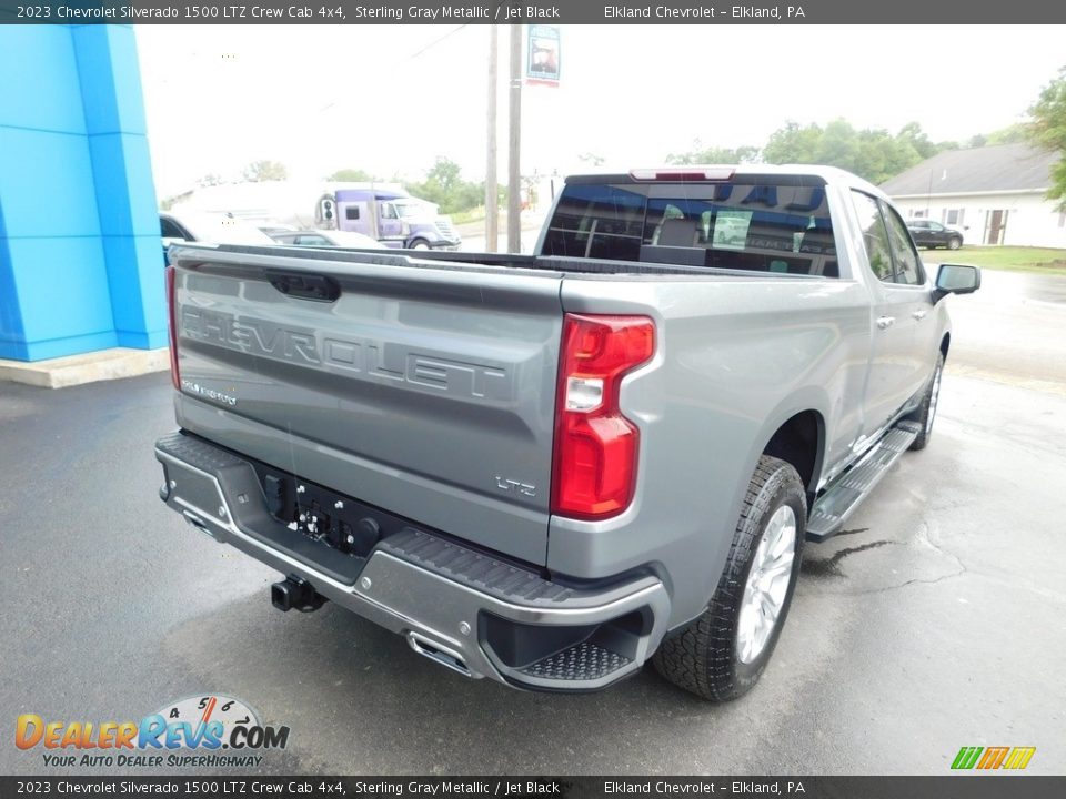 2023 Chevrolet Silverado 1500 LTZ Crew Cab 4x4 Sterling Gray Metallic / Jet Black Photo #8