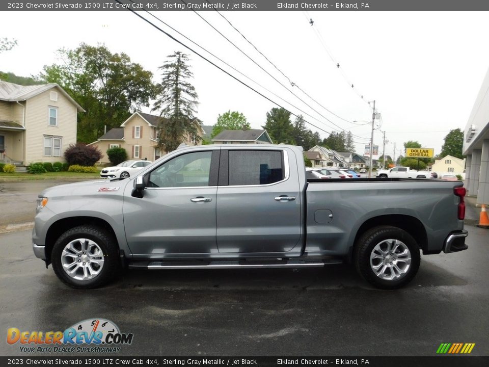 Sterling Gray Metallic 2023 Chevrolet Silverado 1500 LTZ Crew Cab 4x4 Photo #12