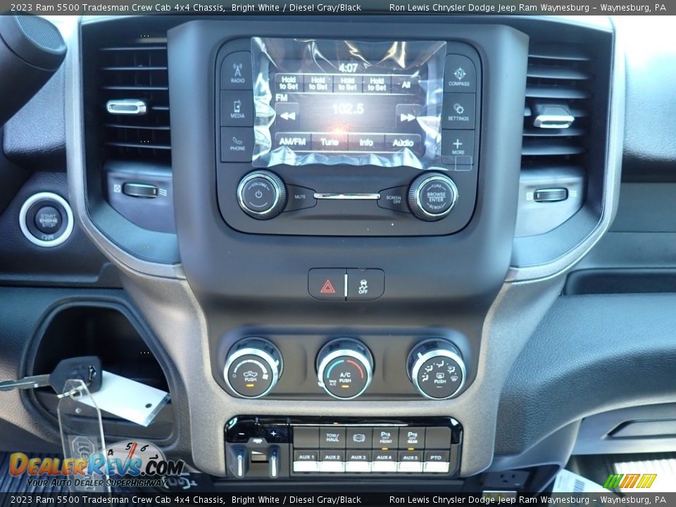 Controls of 2023 Ram 5500 Tradesman Crew Cab 4x4 Chassis Photo #20