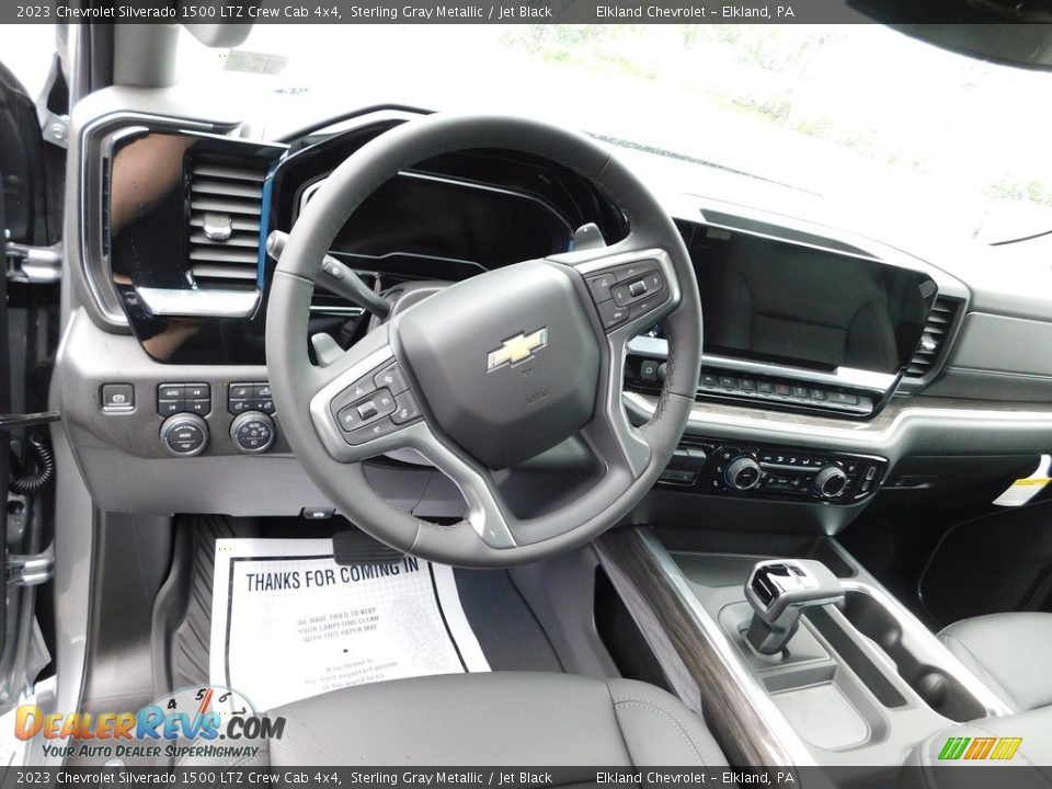 2023 Chevrolet Silverado 1500 LTZ Crew Cab 4x4 Sterling Gray Metallic / Jet Black Photo #24