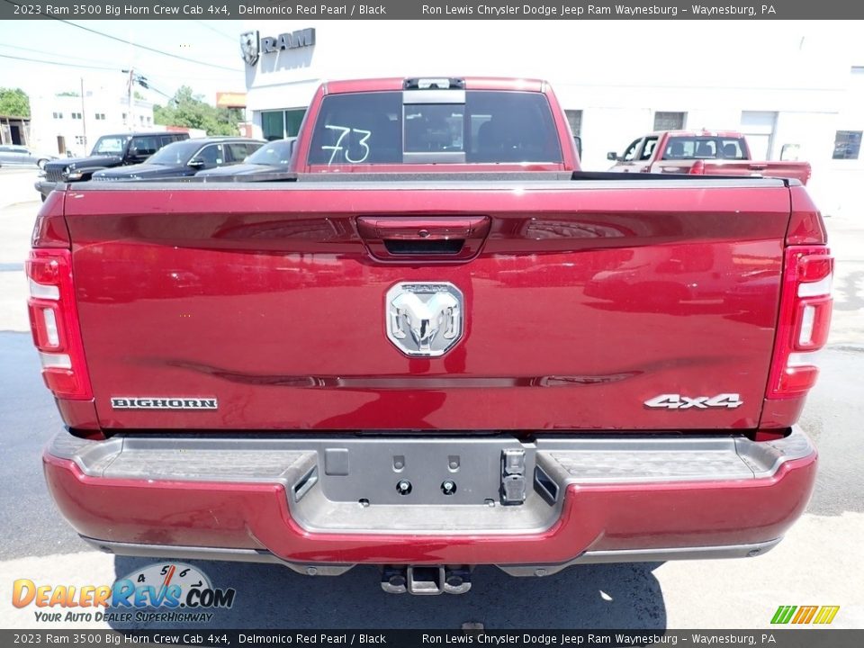 2023 Ram 3500 Big Horn Crew Cab 4x4 Delmonico Red Pearl / Black Photo #4