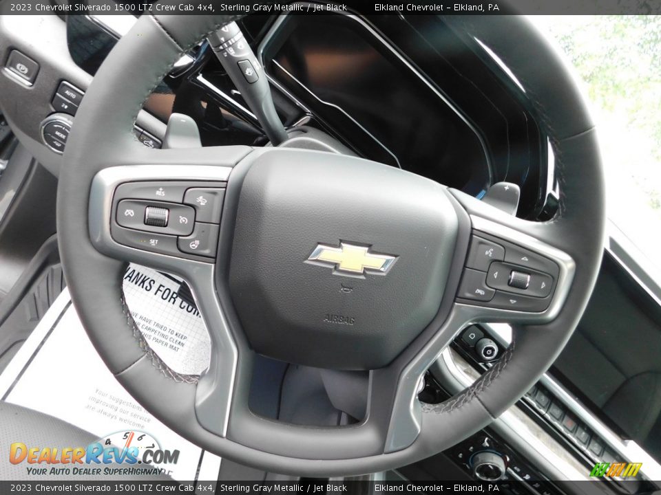 2023 Chevrolet Silverado 1500 LTZ Crew Cab 4x4 Steering Wheel Photo #25