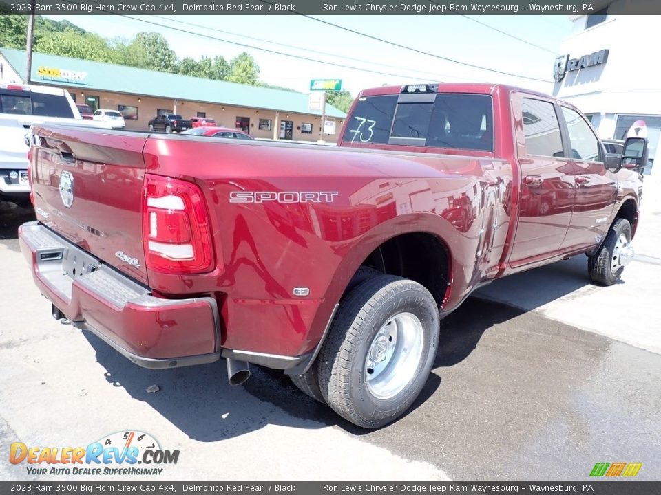 2023 Ram 3500 Big Horn Crew Cab 4x4 Delmonico Red Pearl / Black Photo #6