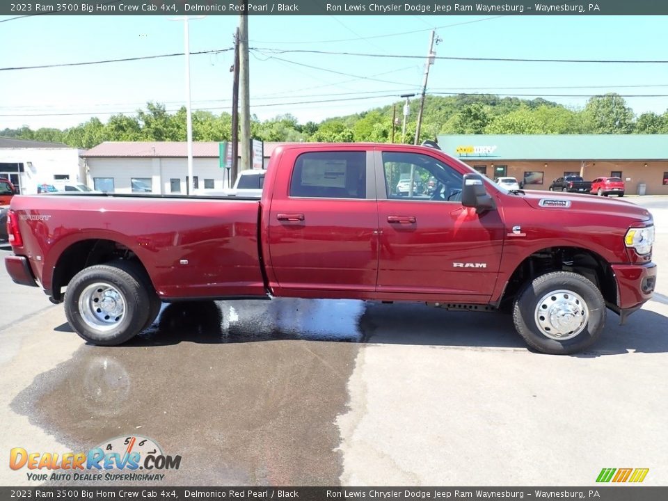 2023 Ram 3500 Big Horn Crew Cab 4x4 Delmonico Red Pearl / Black Photo #7