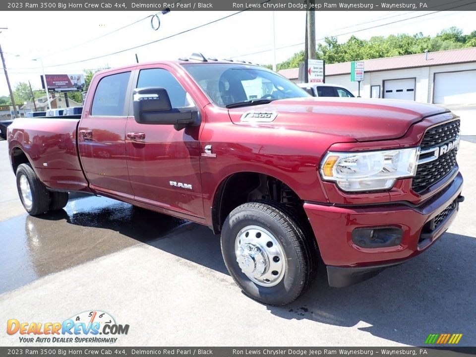 2023 Ram 3500 Big Horn Crew Cab 4x4 Delmonico Red Pearl / Black Photo #8