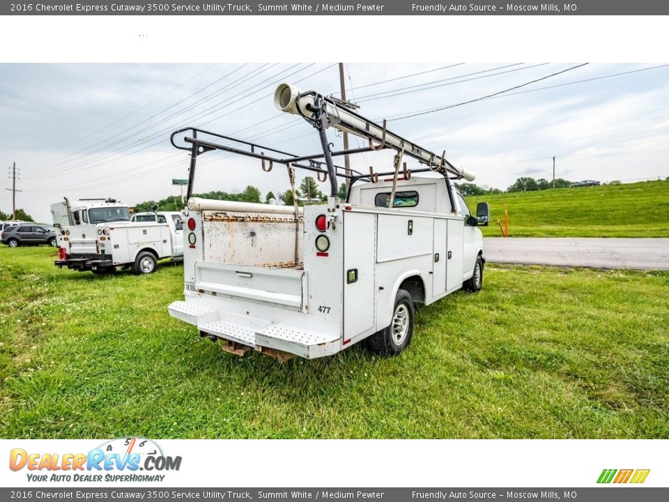 2016 Chevrolet Express Cutaway 3500 Service Utility Truck Summit White / Medium Pewter Photo #6