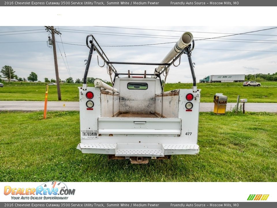 2016 Chevrolet Express Cutaway 3500 Service Utility Truck Summit White / Medium Pewter Photo #7