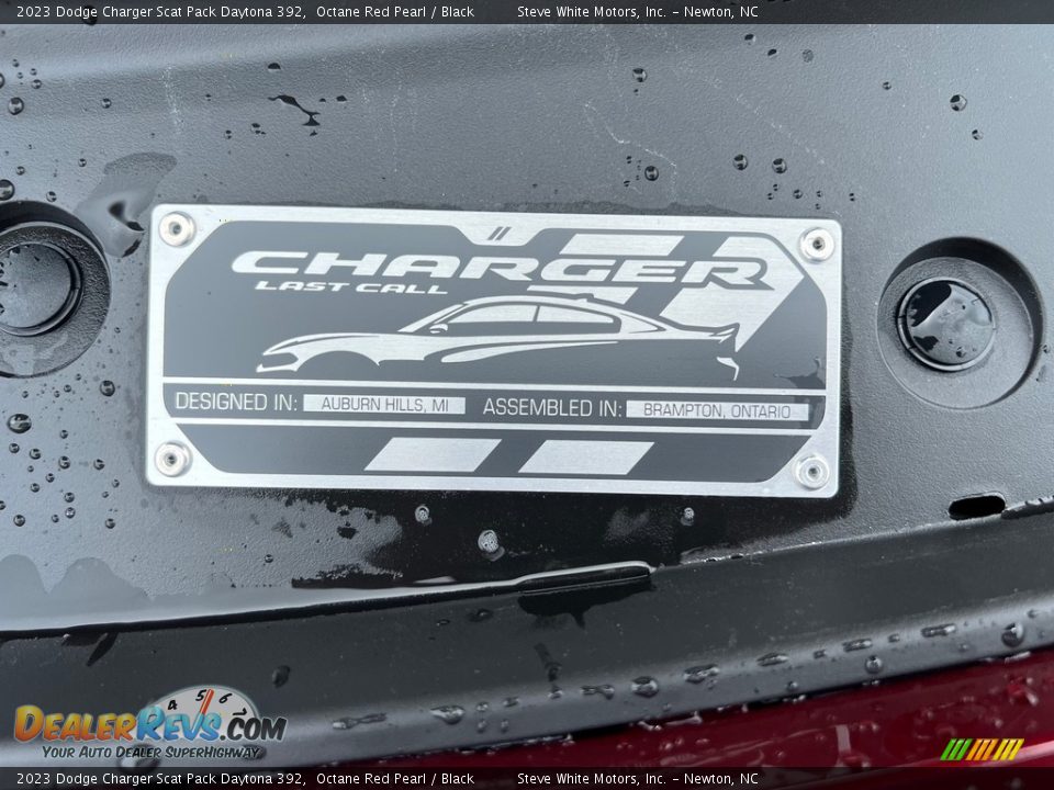 2023 Dodge Charger Scat Pack Daytona 392 Octane Red Pearl / Black Photo #10