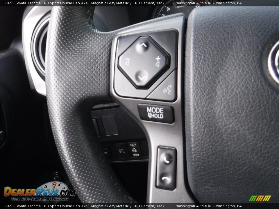 2020 Toyota Tacoma TRD Sport Double Cab 4x4 Magnetic Gray Metallic / TRD Cement/Black Photo #9