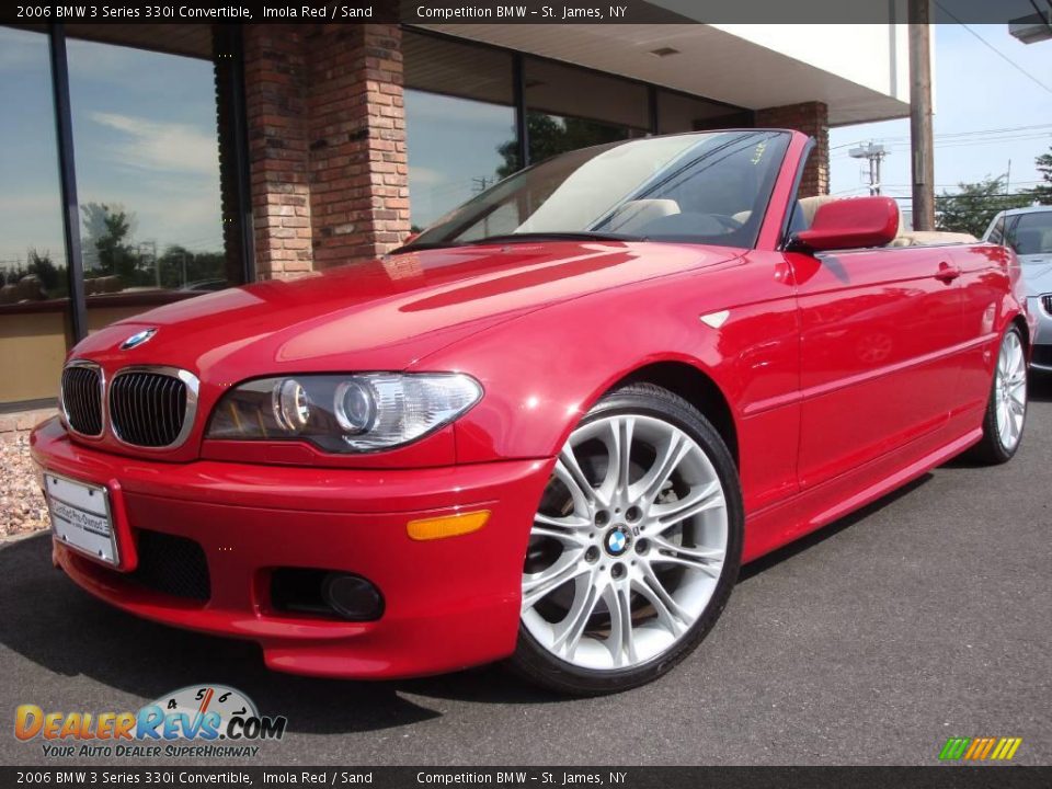 2006 BMW 3 Series 330i Convertible Imola Red / Sand Photo #1