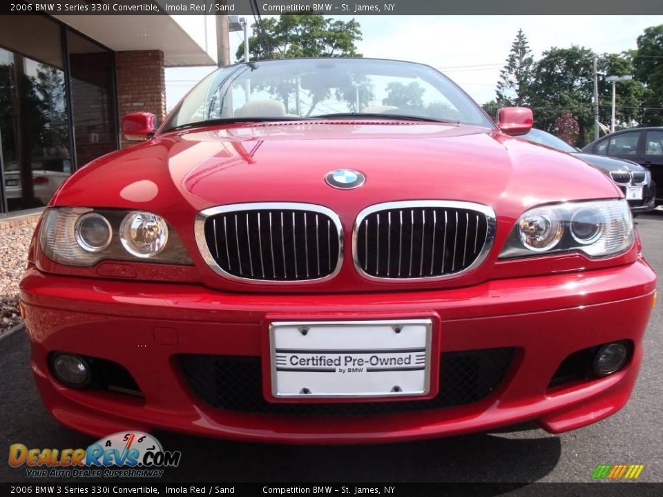 2006 BMW 3 Series 330i Convertible Imola Red / Sand Photo #2