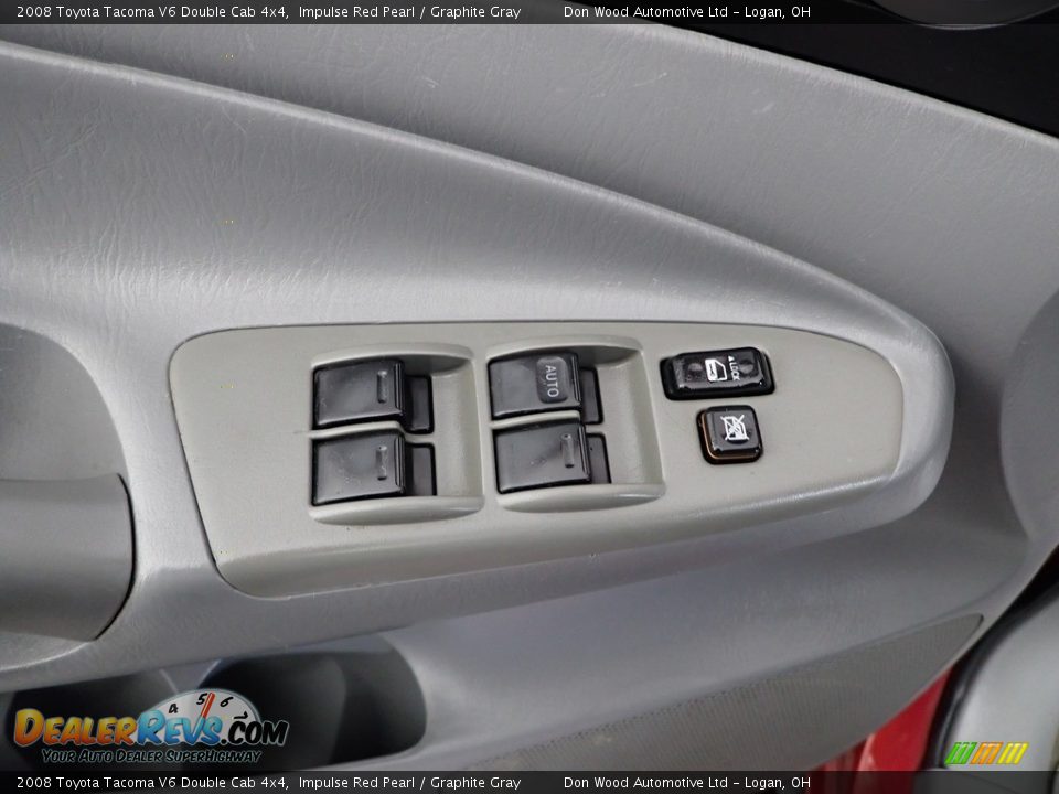 2008 Toyota Tacoma V6 Double Cab 4x4 Impulse Red Pearl / Graphite Gray Photo #9