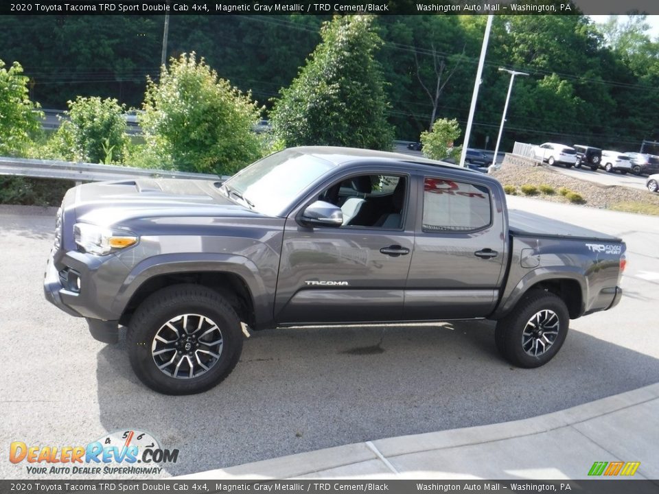 2020 Toyota Tacoma TRD Sport Double Cab 4x4 Magnetic Gray Metallic / TRD Cement/Black Photo #15