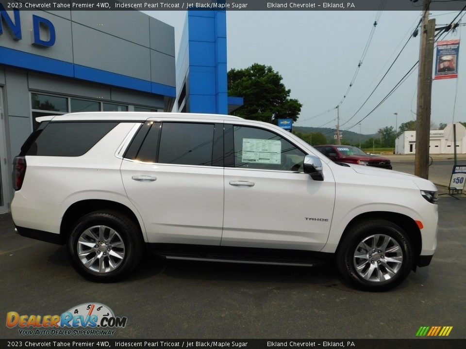 2023 Chevrolet Tahoe Premier 4WD Iridescent Pearl Tricoat / Jet Black/Maple Sugar Photo #6