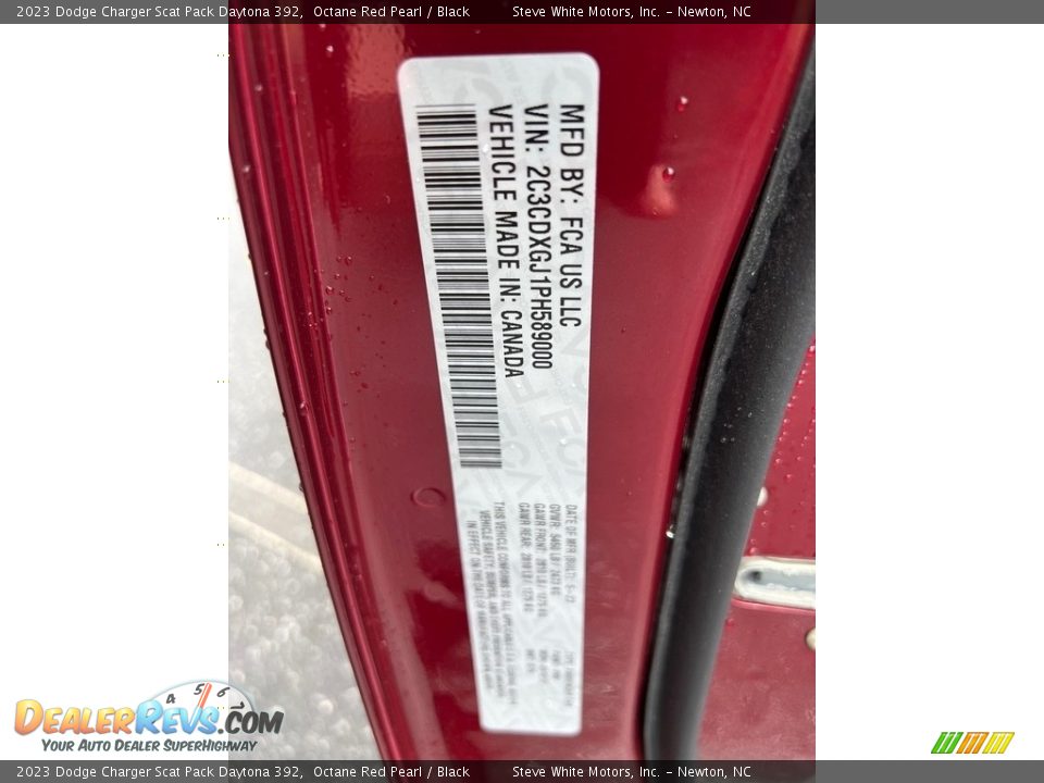 2023 Dodge Charger Scat Pack Daytona 392 Octane Red Pearl / Black Photo #29