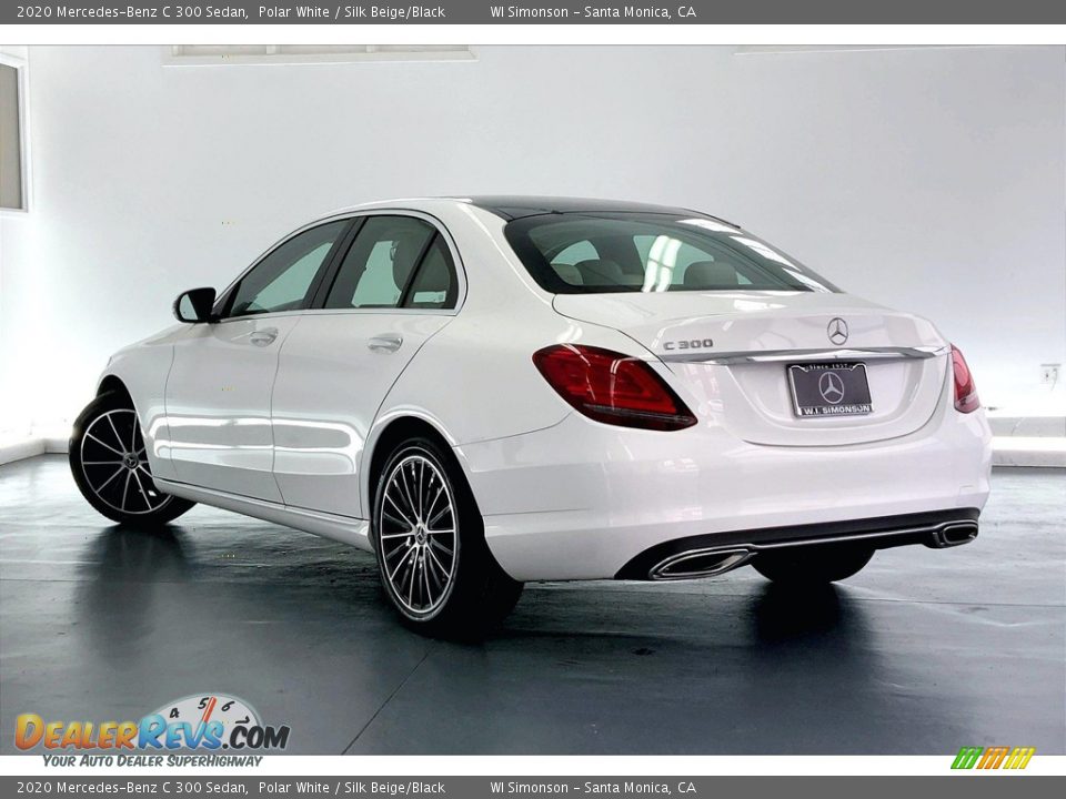 2020 Mercedes-Benz C 300 Sedan Polar White / Silk Beige/Black Photo #10