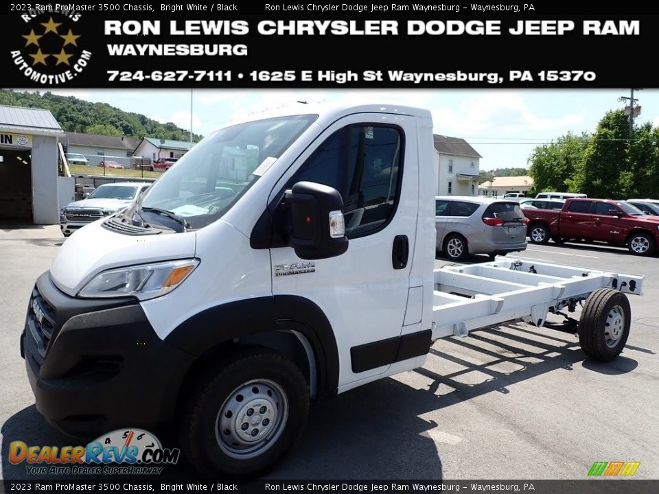 2023 Ram ProMaster 3500 Chassis Bright White / Black Photo #1