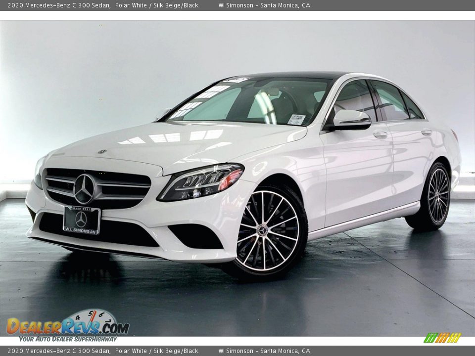 2020 Mercedes-Benz C 300 Sedan Polar White / Silk Beige/Black Photo #12