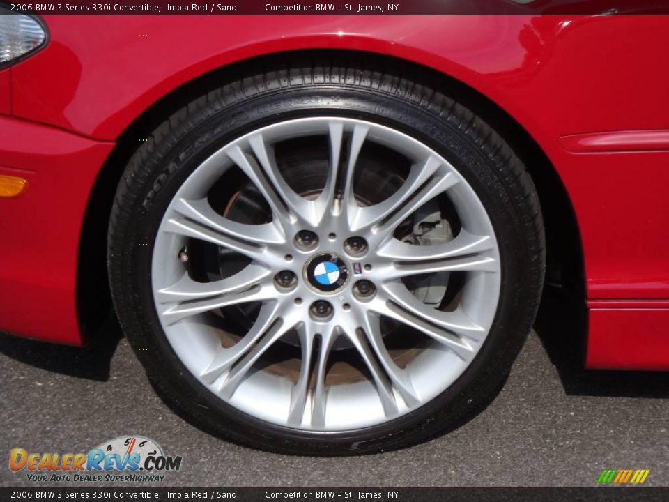 2006 BMW 3 Series 330i Convertible Imola Red / Sand Photo #7