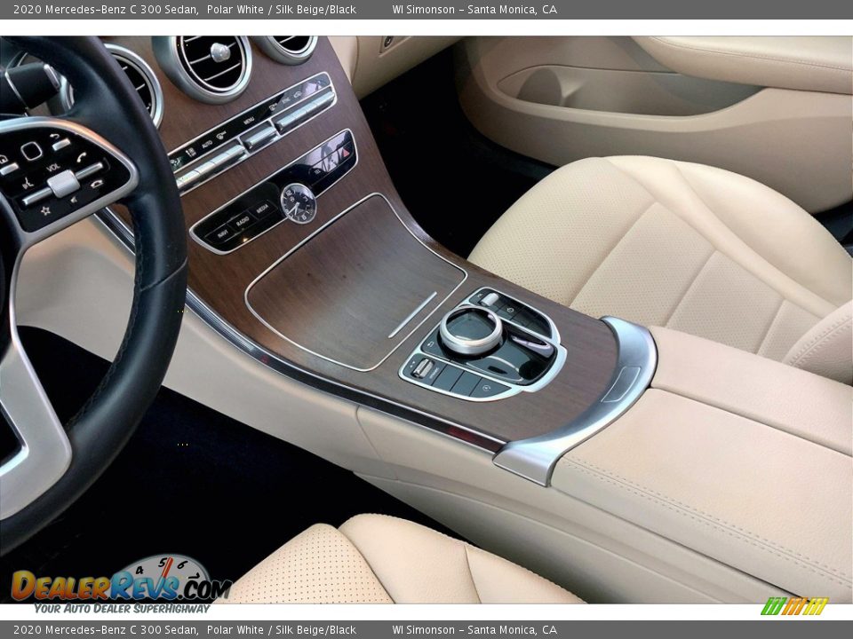 2020 Mercedes-Benz C 300 Sedan Polar White / Silk Beige/Black Photo #17