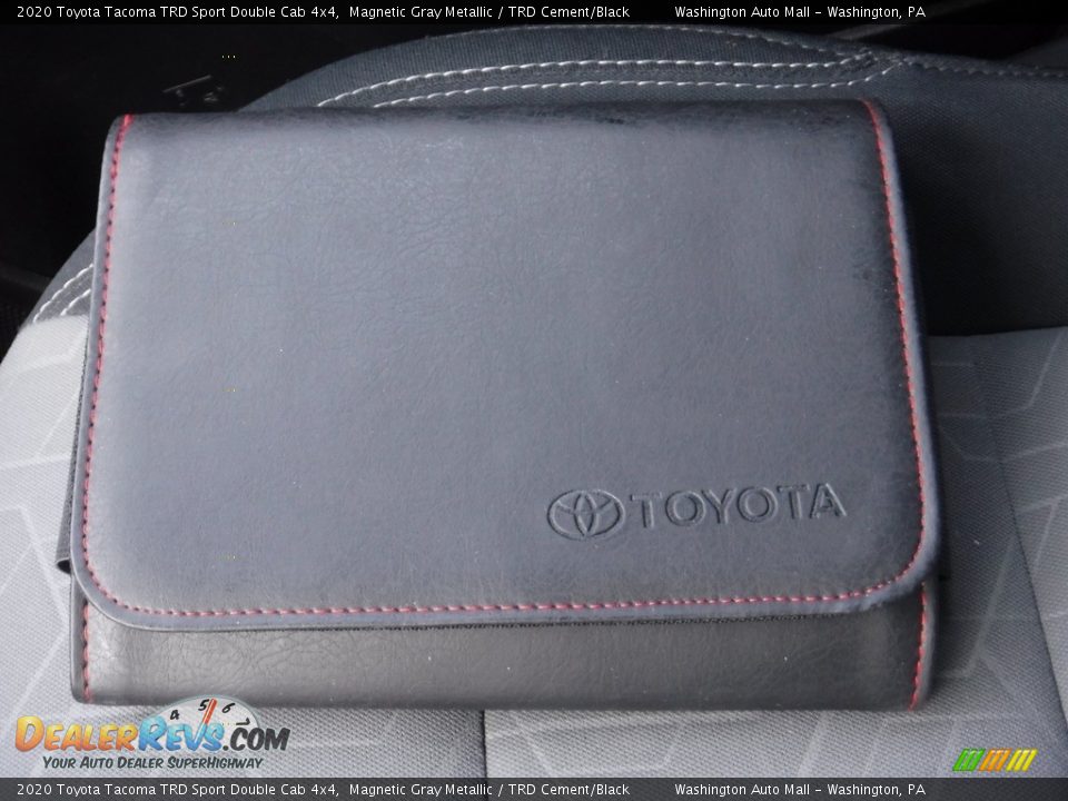2020 Toyota Tacoma TRD Sport Double Cab 4x4 Magnetic Gray Metallic / TRD Cement/Black Photo #35