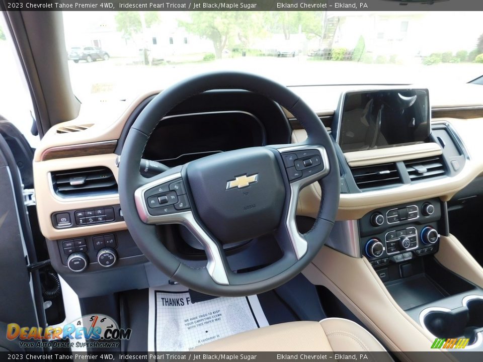 2023 Chevrolet Tahoe Premier 4WD Iridescent Pearl Tricoat / Jet Black/Maple Sugar Photo #21