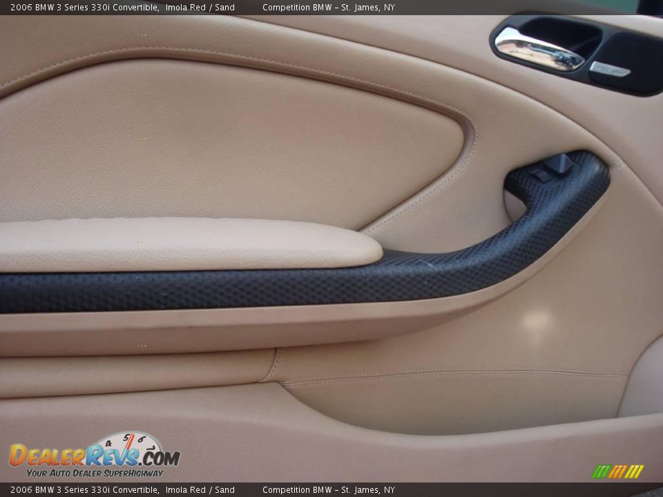 2006 BMW 3 Series 330i Convertible Imola Red / Sand Photo #8