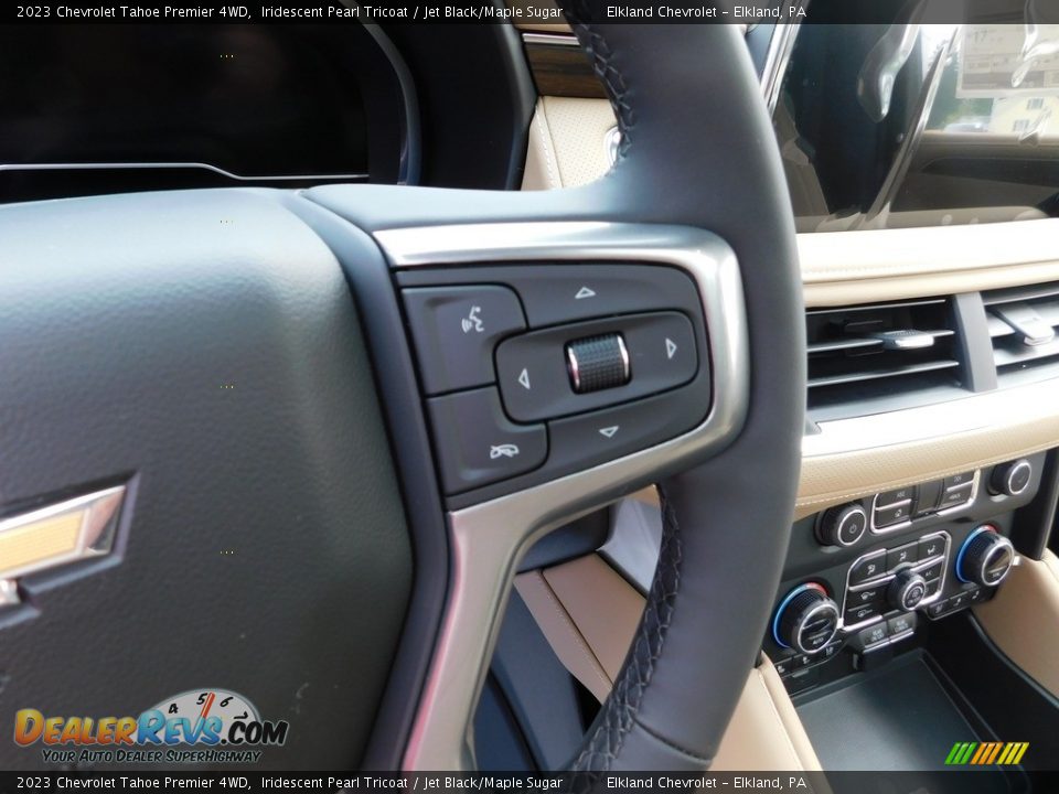 2023 Chevrolet Tahoe Premier 4WD Iridescent Pearl Tricoat / Jet Black/Maple Sugar Photo #23