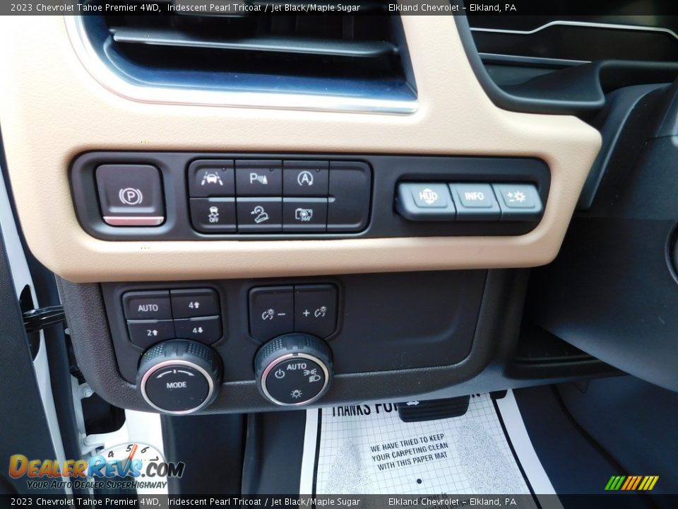 2023 Chevrolet Tahoe Premier 4WD Iridescent Pearl Tricoat / Jet Black/Maple Sugar Photo #25