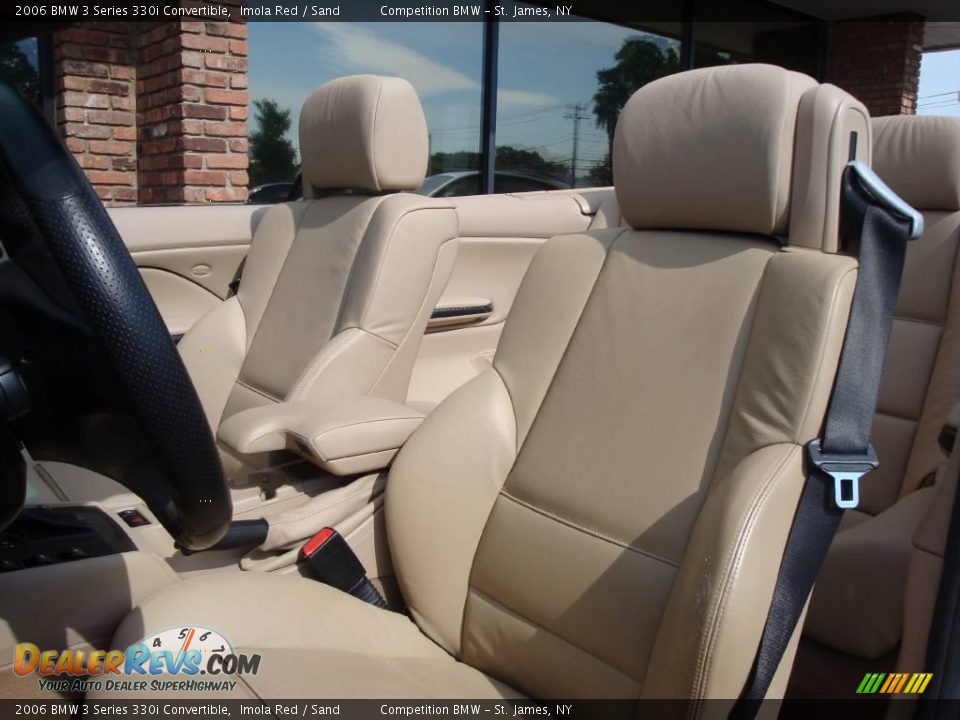 2006 BMW 3 Series 330i Convertible Imola Red / Sand Photo #9