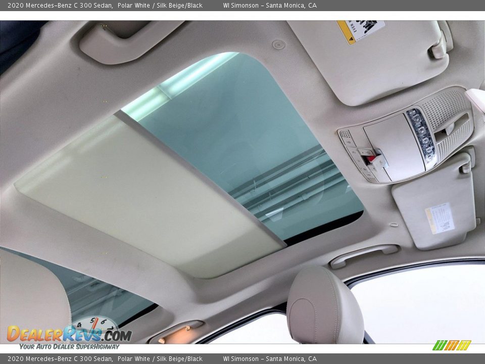 2020 Mercedes-Benz C 300 Sedan Polar White / Silk Beige/Black Photo #25