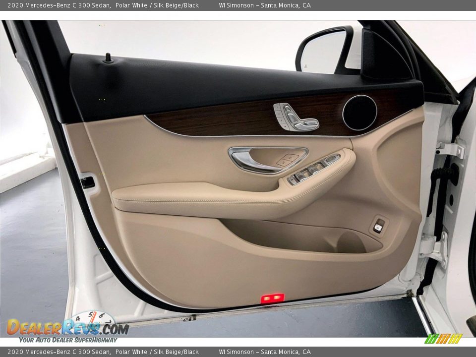 2020 Mercedes-Benz C 300 Sedan Polar White / Silk Beige/Black Photo #26