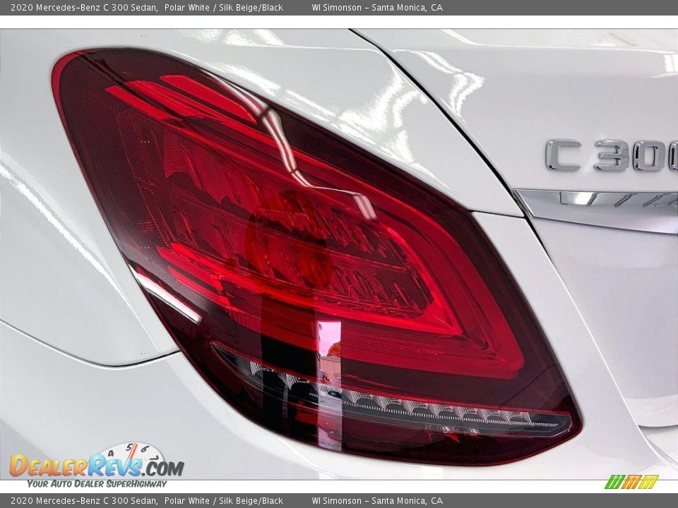 2020 Mercedes-Benz C 300 Sedan Polar White / Silk Beige/Black Photo #29