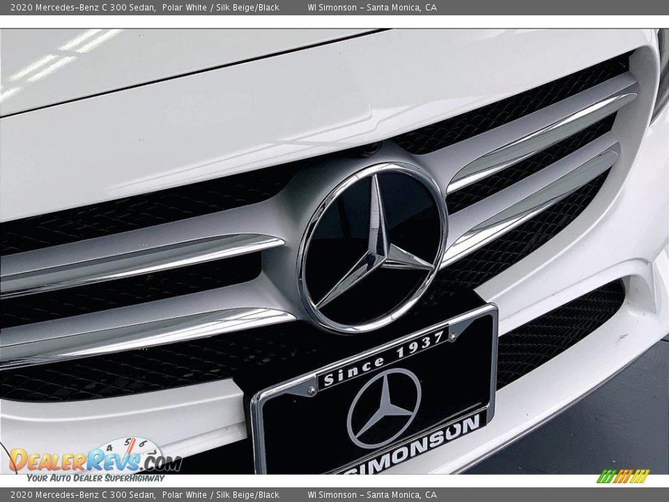2020 Mercedes-Benz C 300 Sedan Polar White / Silk Beige/Black Photo #30
