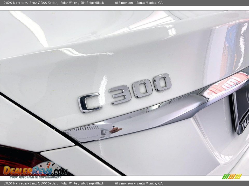2020 Mercedes-Benz C 300 Sedan Polar White / Silk Beige/Black Photo #31