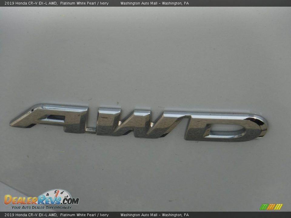 2019 Honda CR-V EX-L AWD Platinum White Pearl / Ivory Photo #11