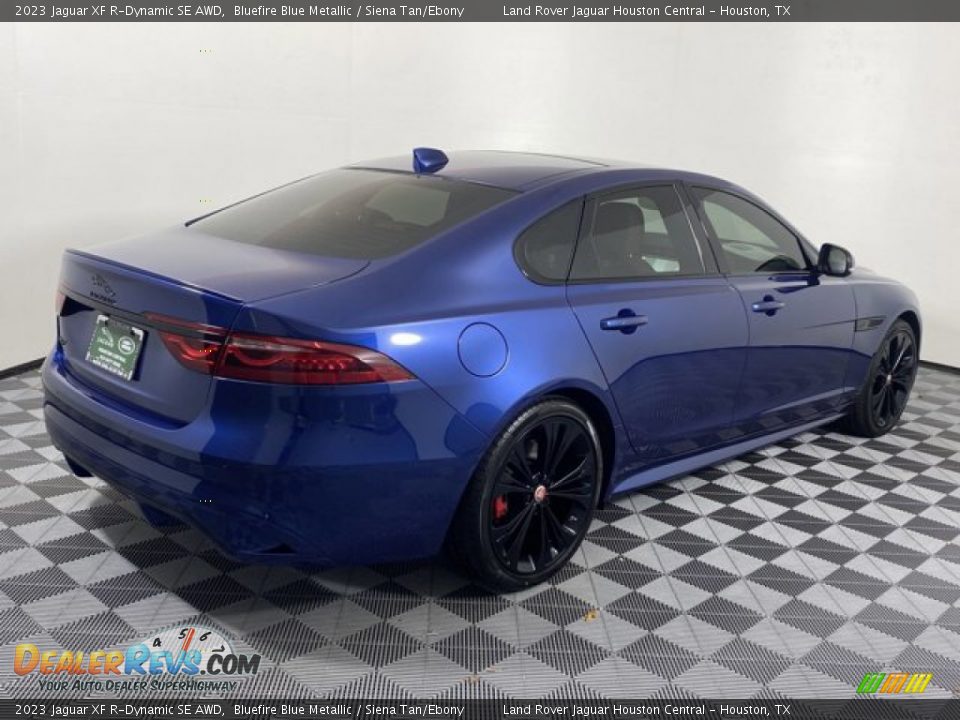 2023 Jaguar XF R-Dynamic SE AWD Bluefire Blue Metallic / Siena Tan/Ebony Photo #2