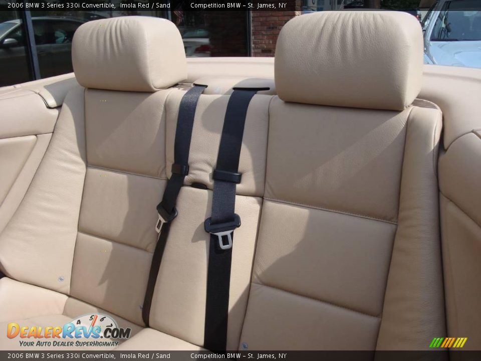 2006 BMW 3 Series 330i Convertible Imola Red / Sand Photo #12