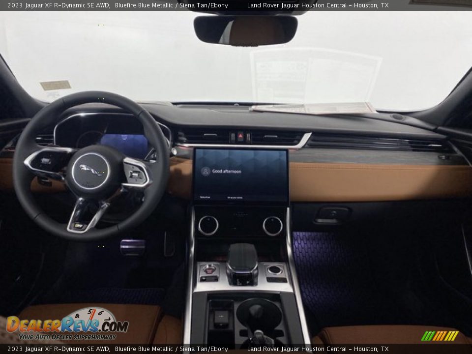 2023 Jaguar XF R-Dynamic SE AWD Bluefire Blue Metallic / Siena Tan/Ebony Photo #4