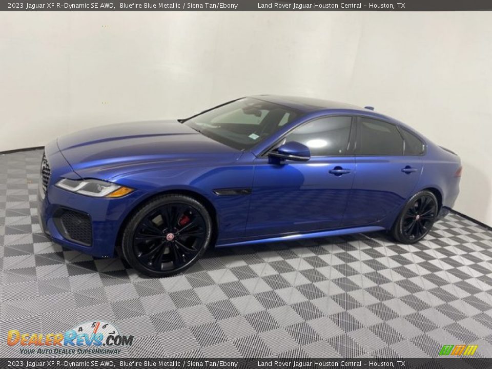 2023 Jaguar XF R-Dynamic SE AWD Bluefire Blue Metallic / Siena Tan/Ebony Photo #6