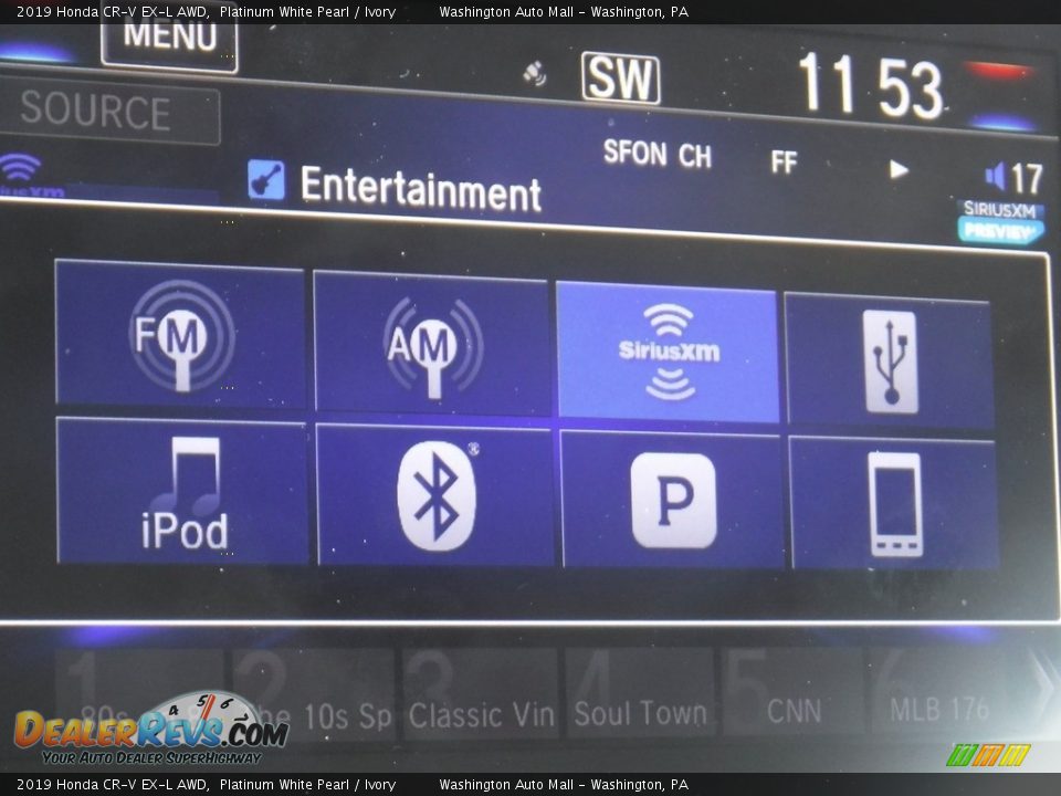 2019 Honda CR-V EX-L AWD Platinum White Pearl / Ivory Photo #20
