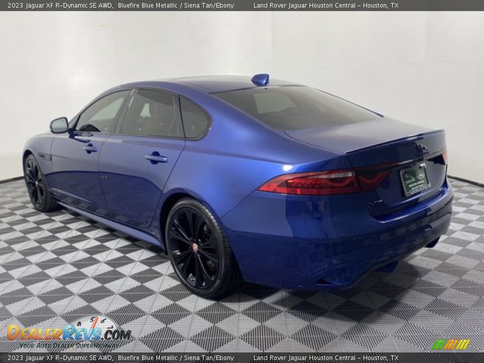 2023 Jaguar XF R-Dynamic SE AWD Bluefire Blue Metallic / Siena Tan/Ebony Photo #10