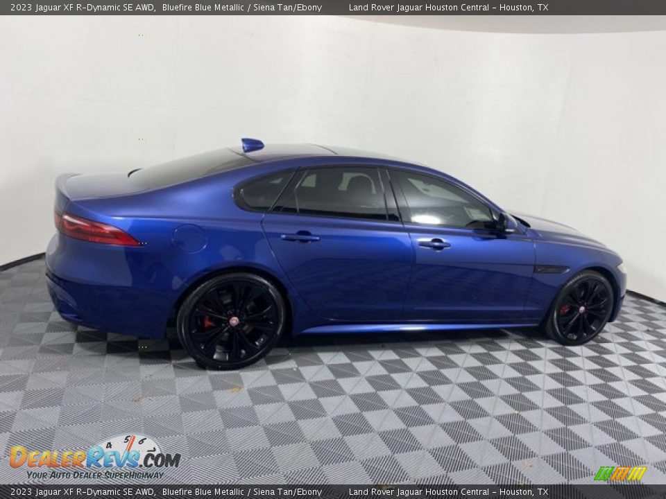 2023 Jaguar XF R-Dynamic SE AWD Bluefire Blue Metallic / Siena Tan/Ebony Photo #11