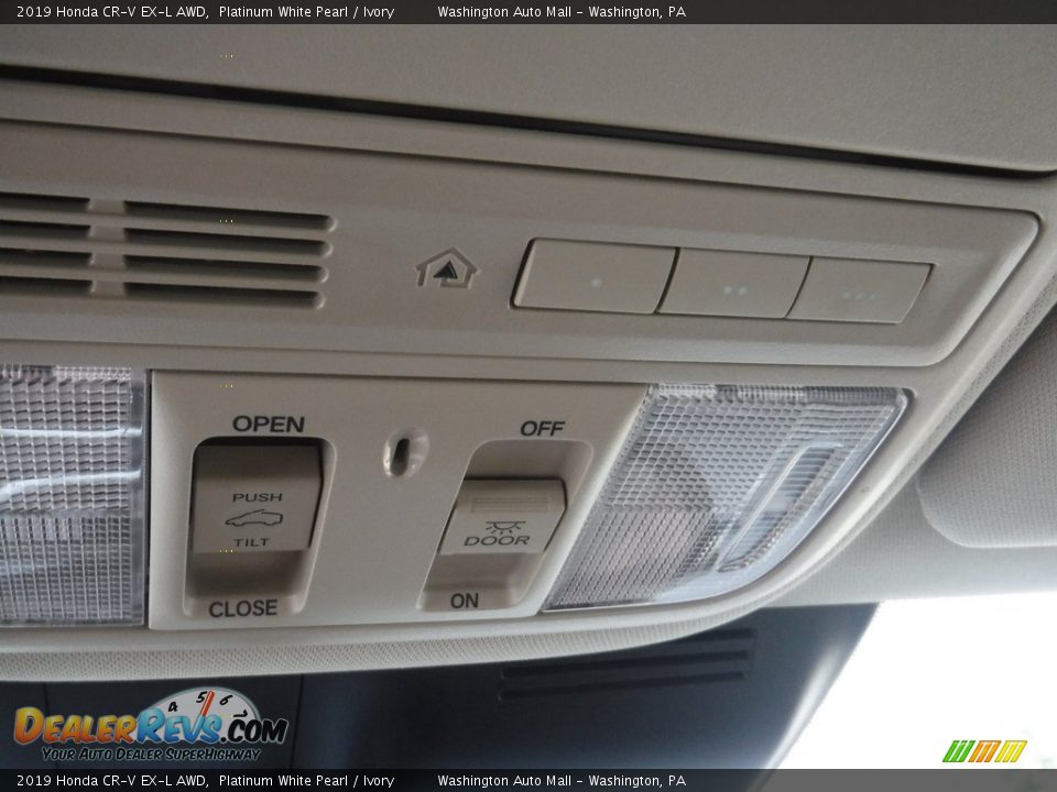 2019 Honda CR-V EX-L AWD Platinum White Pearl / Ivory Photo #23