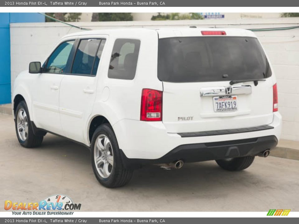 2013 Honda Pilot EX-L Taffeta White / Gray Photo #2