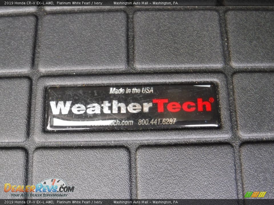 2019 Honda CR-V EX-L AWD Platinum White Pearl / Ivory Photo #31