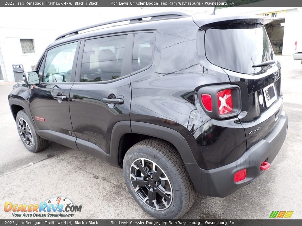 2023 Jeep Renegade Trailhawk 4x4 Black / Black Photo #3