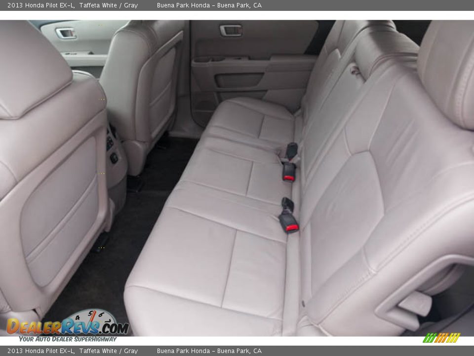 2013 Honda Pilot EX-L Taffeta White / Gray Photo #4