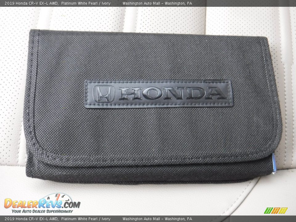 2019 Honda CR-V EX-L AWD Platinum White Pearl / Ivory Photo #34